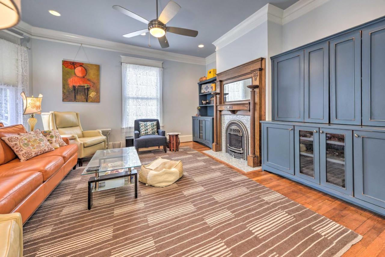 Elegant Raleigh Home With Porch, Walk Downtown! المظهر الخارجي الصورة