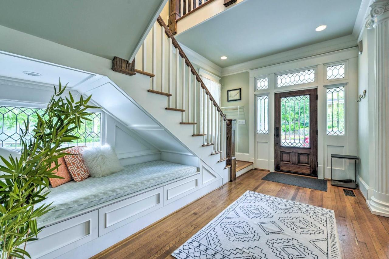 Elegant Raleigh Home With Porch, Walk Downtown! المظهر الخارجي الصورة