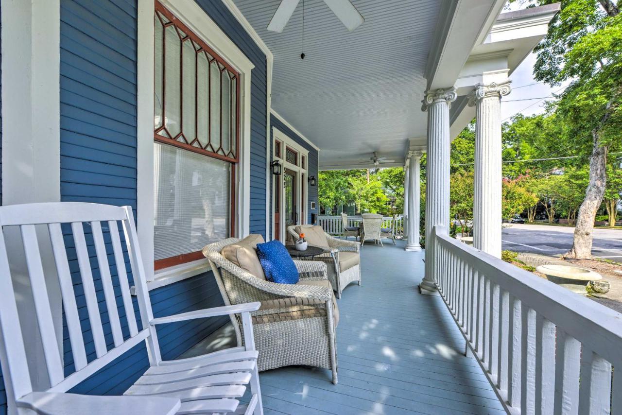 Elegant Raleigh Home With Porch, Walk Downtown! المظهر الخارجي الصورة