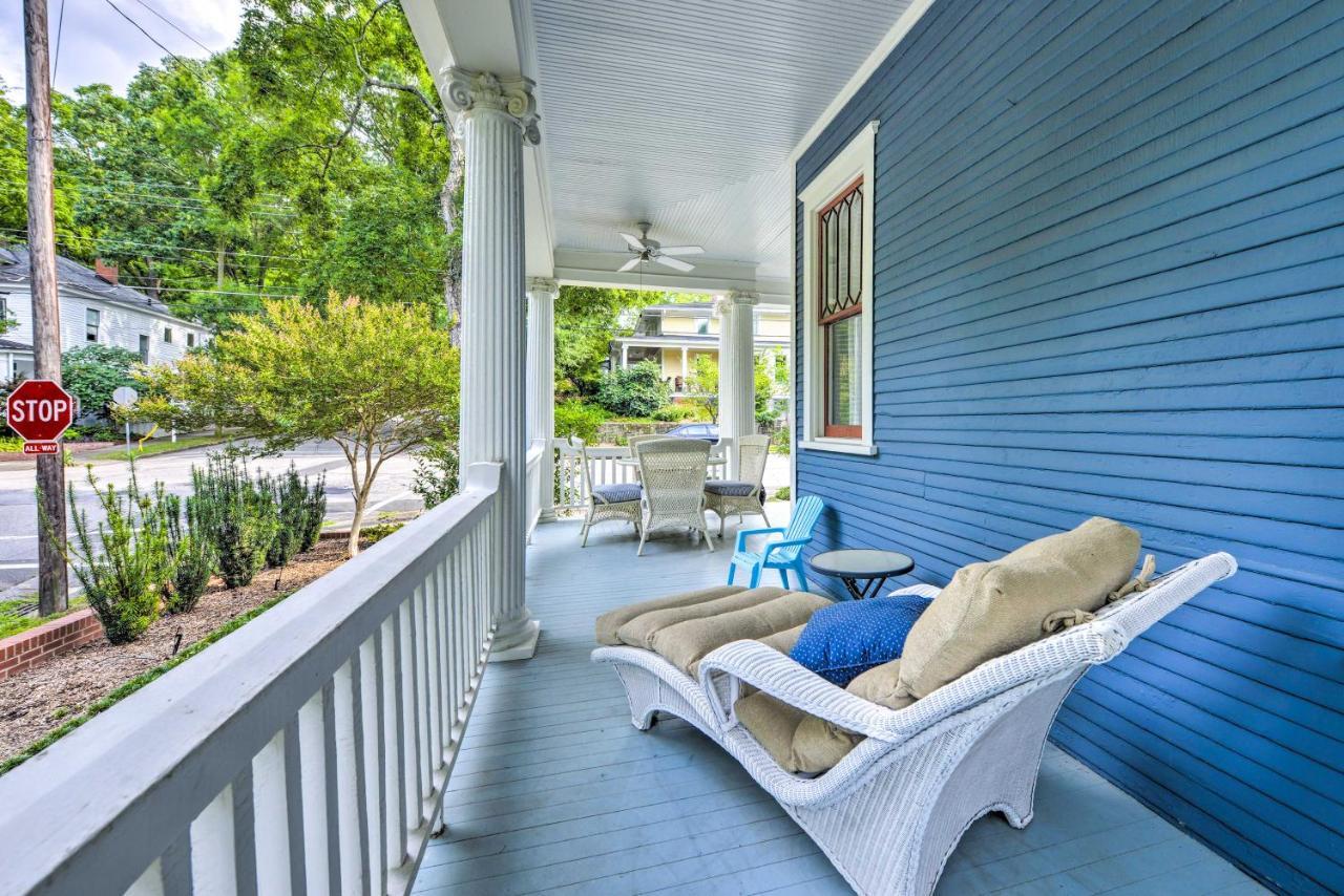 Elegant Raleigh Home With Porch, Walk Downtown! المظهر الخارجي الصورة